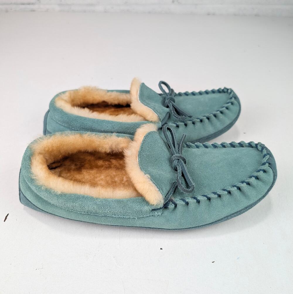 L.L. Bean Women's 8 Teal Wicked Good Slippers